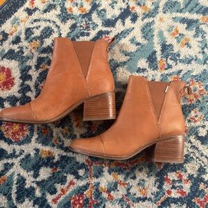 Tom’s Evelyn Boot Leather Tan